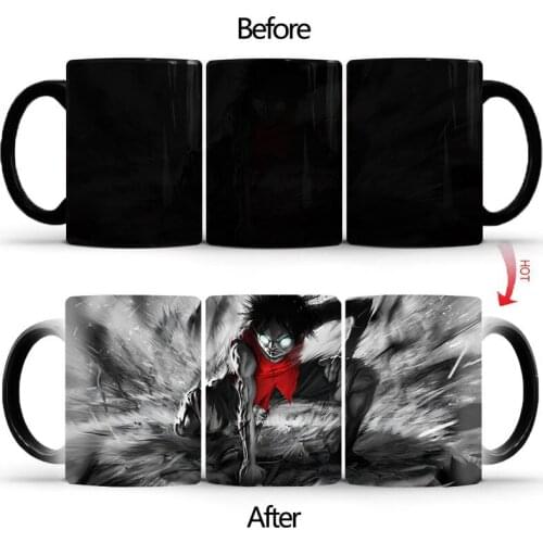 Creative Men on the sea Color Changing Coffee Mug Cup Magic Ceramic Cups Milk Cups Coffee Mugs Drinkware Gift BSKT-017