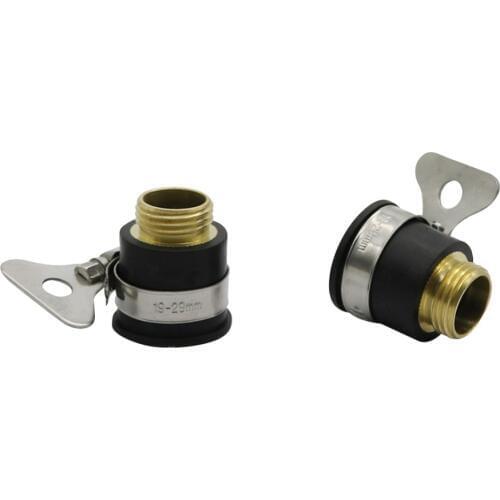 Universal Water Tap Adapter Connector Copper 1/2" External Thread For Connect 15-20mm Diameter Faucet Irrigation Connection Tool