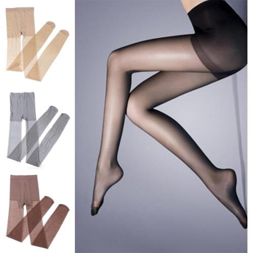 2020 Women Lady Solid Ultra-thin Elastic Stretchy Pantyhose Long Stockings Tights