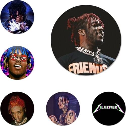 Lil Uzi Vert Icons Pins Badge Decoration Brooches Metal Badges For Clothes Backpack Decoration 58mm