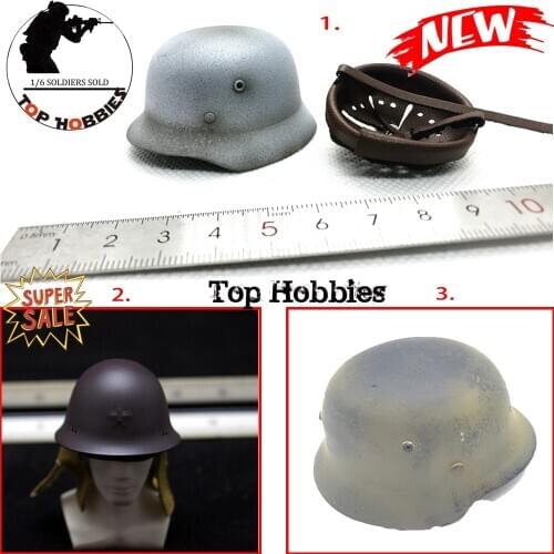 1/6 Scale Action Figure Scene Accessories WWII Japan M35 Army Helmet Cover Metal Fit 12 Inch Soldier Figure Head In Store
