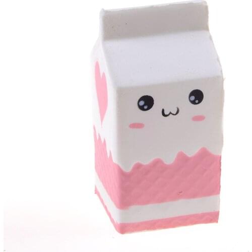 1Pcs Cute Squishy Milk Box Carton Slow Rising Sweet Cream Scented Bread Kids Fun Gaps Toy Gift Wholesale