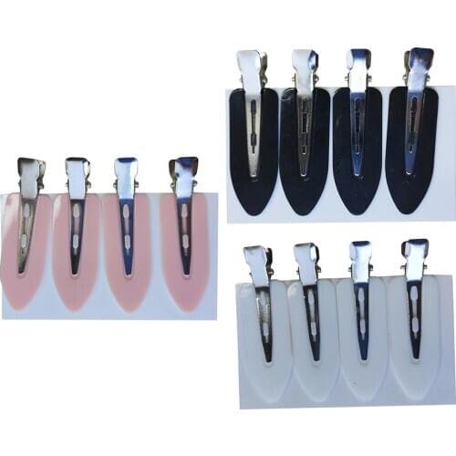 12 Packs No Bend DIY Styling Hair Clips Bangs Clamps Barrettes for Face Washing