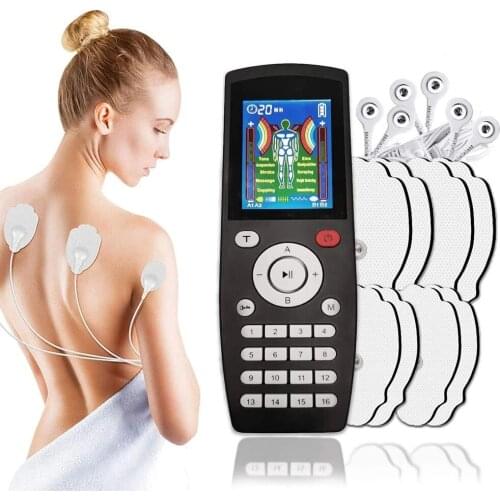 16 Modes EMS Eletric Compex Muscle Stimulator Electrodes Pulse Physiotherapy TENS Machine 4Channel Massageador Body Pads Therapy