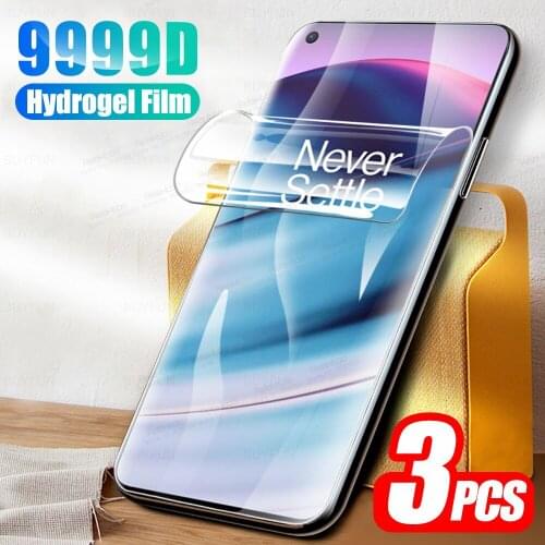 3pcs Hydrogel Soft Film For OnePlus Nord CE 5G One Plus NordCE 6.43" Full Curved Protective Screen Protector Not Tempered Glass