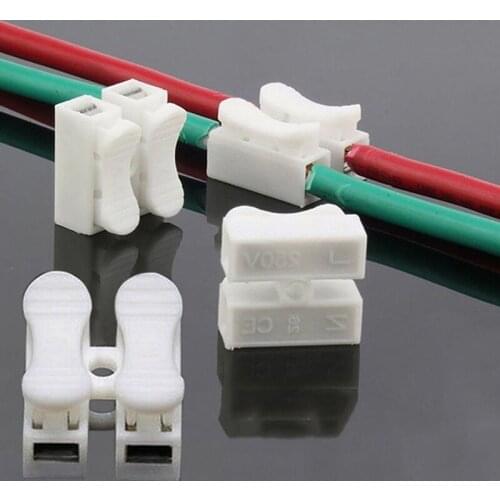 30 Pcs Electrical Cable Connectors Quick Splice Lock Wire Terminals Self Locking