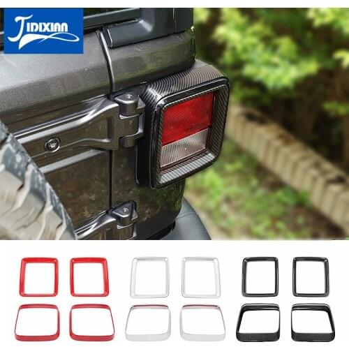 4PCs Car Taillight Stickers Car Tail Light Lamp Decoration Cover for Jeep Wrangler JL 2018 2019 2021 2020 2021 Accessories