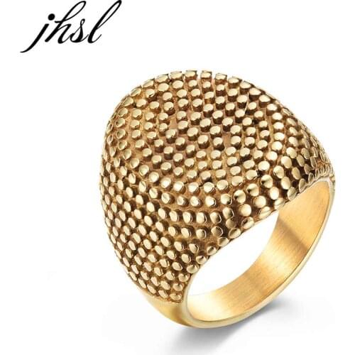 JHSL 25mm Width Big Large Men Thumb Rings Stainless Steel Fashion Hiphop Jewelry Anniversary Gift Size 8 9 10 11 12