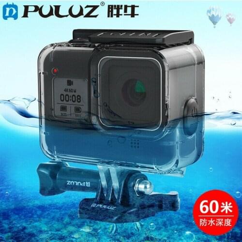 60m Underwater Diving Case Waterproof Housing with Button for GoPro HERO8 Black