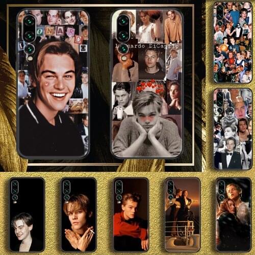 Leonardo DiCaprio Titanic Phone case For Huawei P Mate P10 P20 P30 P40 10 20 Smart Z Pro Lite 2019 black painting back pretty