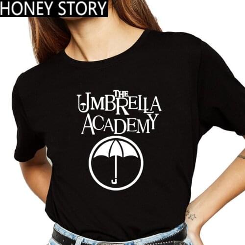 The Umbrella Academy Black T Shirt Women Kawaii Diego Funny T-shirt Cha-Cha Graphic T Shirts Femme Fashion Unisex Tshirt Female