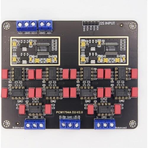 HiFi parallel PCM1794 A decoder board DAC core board 24Bit 192kHz V2 gold-plated version