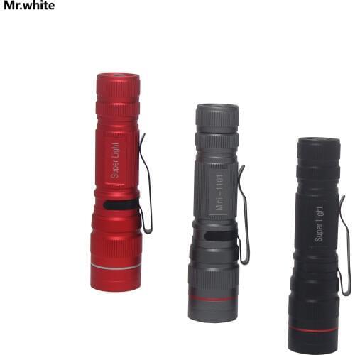Mr.white Mini pocket LED Flashlight Torch Waterproof Lantern AA Battery Penlight Q5 Led For outdoor camping hiking