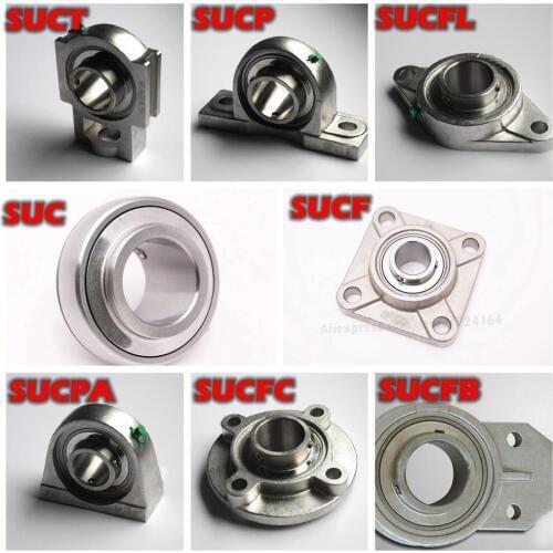 Stainless Steel SUC206 SUCF206 SUCFL206 SUCP206 SUCT206 SUCFB206 SUCPA206 SUCFC206 Insert bearing Pillow Block Bearing Housing