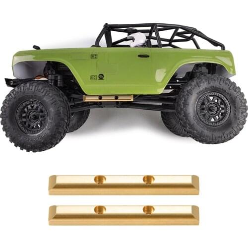 Brass Shoulder Bars Weight Frame Rock Rails for Axial SCX24 1/24 RC Car