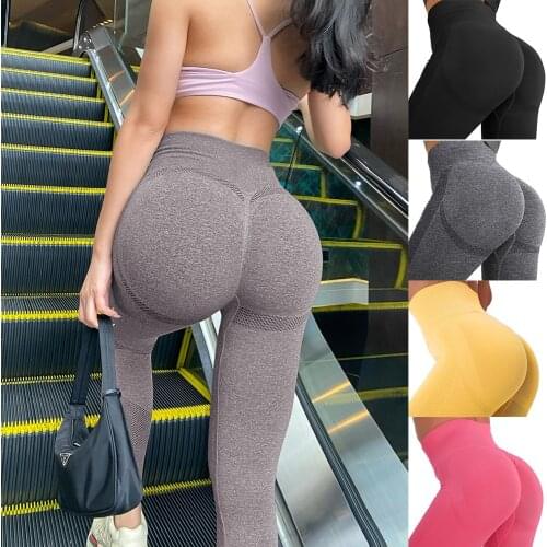 KIWI RATA Womens Seamless Leggings High Waisted Workout Tight Leggings Gym Yoga Pants Tummy Control Sports Compression Leggings