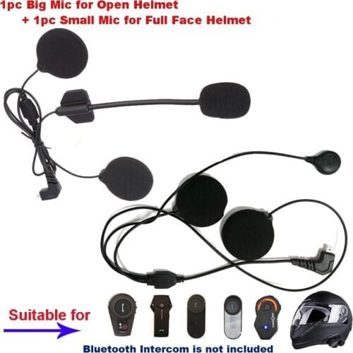 FreedConn Earphone Headphone Ear Speaker Microphone for T-COMVB TCOM-SC FDC COLO-RC T-COM02S Helmet Bluetooth Headset Intercom
