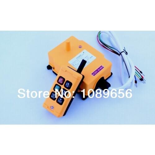 Industrial Remote Control Crane Transmitter HS-6 6 keys receiver+transmitter DC12V 24V AC36V 110V 220V 380V