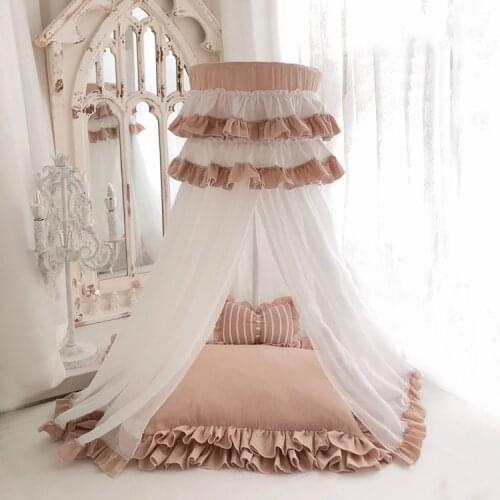 Baby Bedding Dome Tent Newborn Photography Props Baby Bed Princess Prop Posing Poser Fotografia Baby Photo Props For Soft Yarn