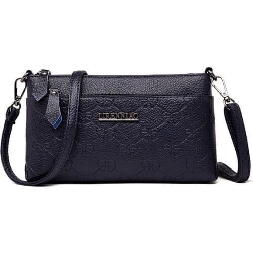 Luxury Clutch Bag Leather Cross Body Bags Women Shoulder Small Crossbody Messenger Bag Luxury Brand Handbags Black Clutch Purse