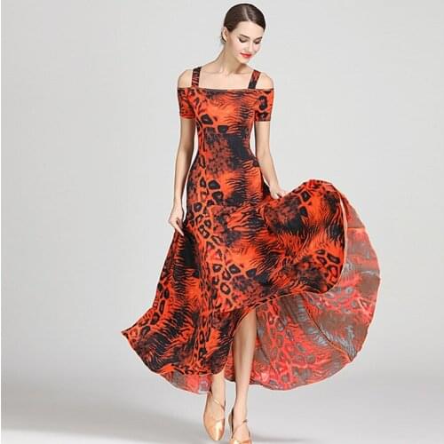 Standard ballroom dress standard dance dresses luminous costumes ballroom waltz dress Spanish flamenco dress rumba dance wear