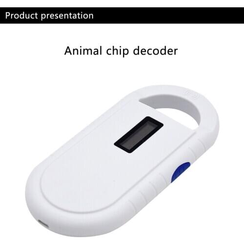 Dry battery ISO11785/84 134.2KHz FDX-b Glass Animal chip reader Pet ID Microchip RFID Handheld Scanner