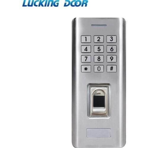 IP66 waterproof Metal access control fingerprint 125khz ID Card Rainproof integrated card reader Electronic Door Lock Reader