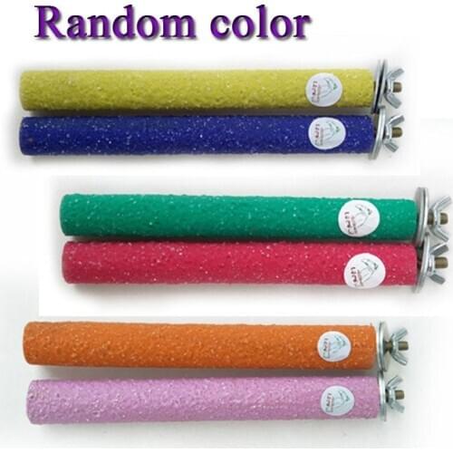 10/14/18cm Bird Claw Beak Grinding Bar Standing Stick Claws Bird Supplies Cage Accessories Parrot Station Bird Grinding Standing