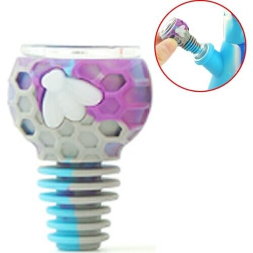 10Pcs Shisha Silicone Hookah Bowl With High Temperature 14mm Titanuim Nail Bowls Smoking Accessories Tobacco Pipe Cream Smoke