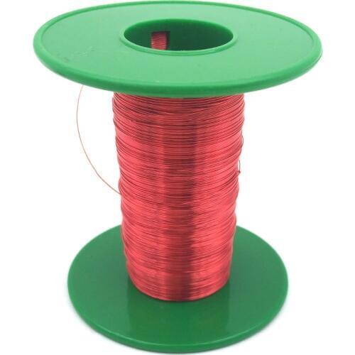 100m*0.2mm QA Enameled Copper Wire Varnished Copper Magnet Wire for Inductance Coil Relay Electric Meter Coil Winding