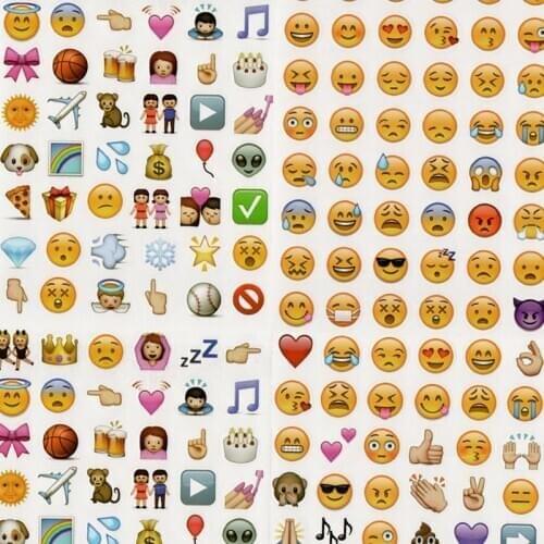 144 Pcs Kawaii Cute Stickers for Kids Children Daily Journal Notebooks Korean Smileys Sticker Stationary Office for School 2021