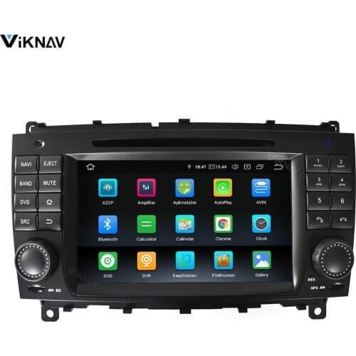 2 din android car radio for Benz CLK W209 CLS W219 2004-2012 car audio stereo multimedia player GPS navigation