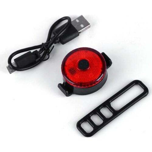 2021 Cycling Light Taillight Waterproof Wheel Up Bicycle Intelligent USB Rechargeable Taillight Bicycle Accessories