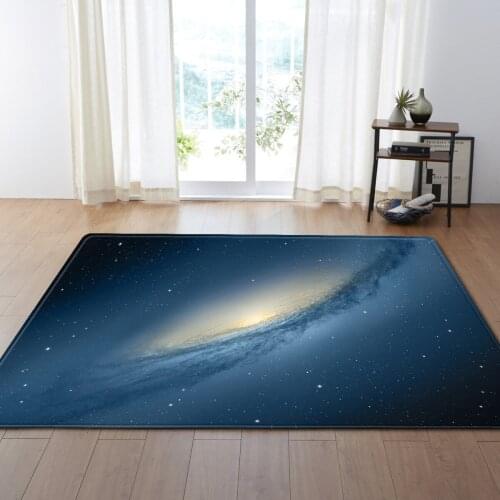 3D Starry sky Carpet living room carpet bedroom universe earth area rugs for kids room soft play mat floor mat home Decorative