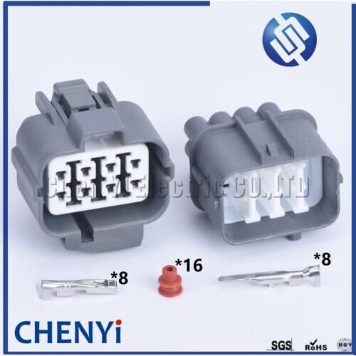 8 Pin 6189-0134 6181-0075 OBD Dsitributor Connector For A/F Ratio Sensor Acura Ignition Module Transmission For Honda Toyota