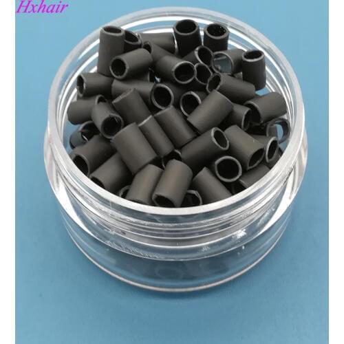 Freeshipping - 10000pcs Shrinkable Tube With Silicone for extension hair Extension hair Tools