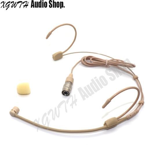 Skin Undirectional Headset Headworn Microphone For Audio Technica Wireless Hirose 4 Pin Dynamic Cardioid Mic Profession