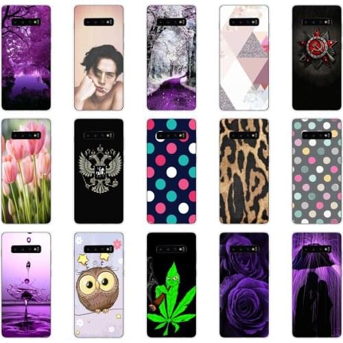 For Samsung Galaxy S10 Case S10Plus Case Silicone TPU Cover Phone S10 E 10e Case For Samsung S10 Plus G975F S10 SM-G973F Case
