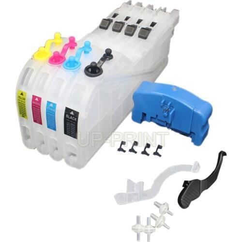 UP refill ink cartridge + chip resetter compatible for LC123 LC133 l LC203 LC205 LC207 LC209 LC213 LC223 LC233 LC237 LC663 long
