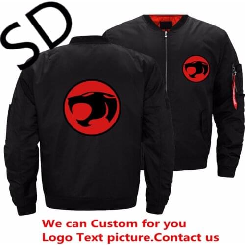 Dropshipping USA Size thundercats Jacket Men Harajuku TV veste homme mens bomber jackets and coats Large Size 5XL Printed Tops