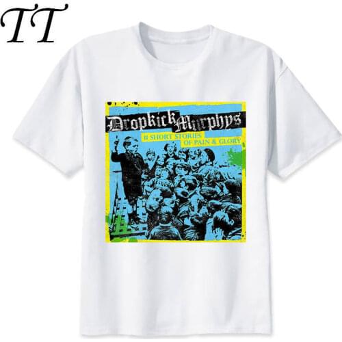 Dropkick murphys T-Shirt men 2019 Summer fashion tshirt casual white print t shirt for male comfortable boy top tees M8020