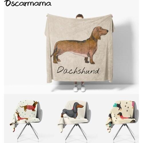 Dachshund Sausage Hot Dog Kawaii Children Cute Sauna Blanket Naper Wrap Cover Cape Beach Queen Couple 150x220 Sofa Decoration