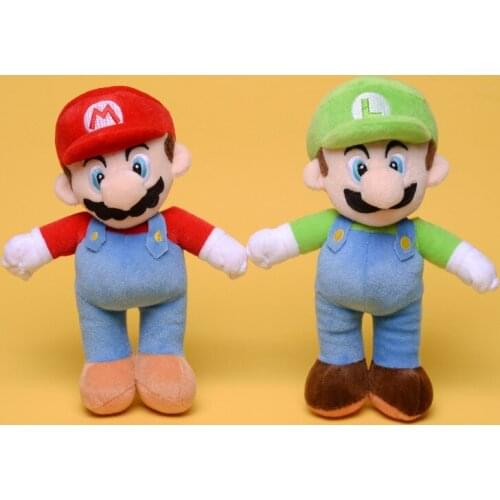 25cm Super Mario Cartoon Plush Doll Mario Bros Dinosaur Anime Game Characters Plush Toy Game Peripheral Doll Birthday Gifts