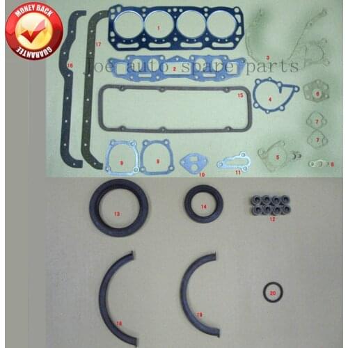 A14 A14S A15 A15S Engine complete Full gasket set kit for Nissan Sunny/Cherry/Nomad/Vanette 1.4L 1397CC/1.5L 1488cc 50091900