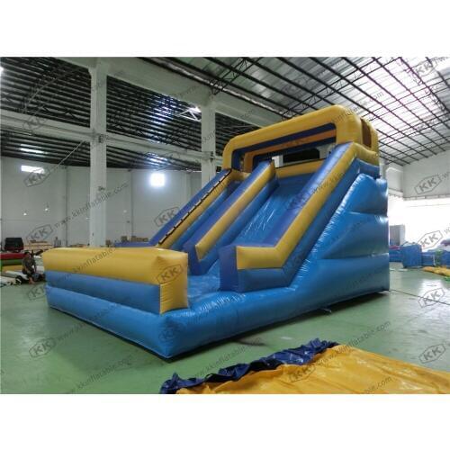 PVC 0.55mm Plato Inflatable Children Dry Slide Outdoor Activities Inflatable Super Slide