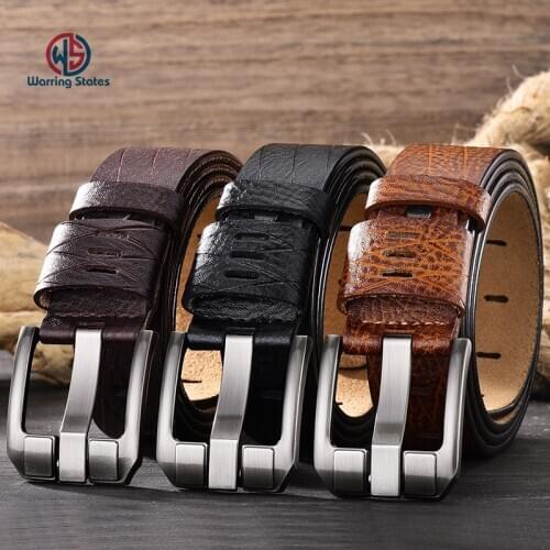 Men High Quality Genuine Leather Belt Luxury Designer Belts Men Cowskin Fashion Strap Male Jeans for Man Cowboy Free Shipping