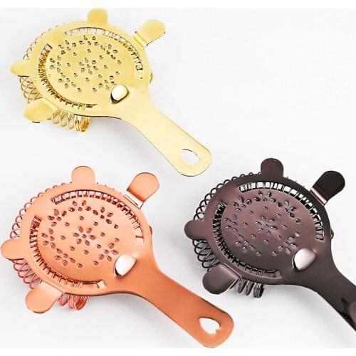 High quality cocktail shaker Ice Colander Filter Bar Strainers Drinking Tools