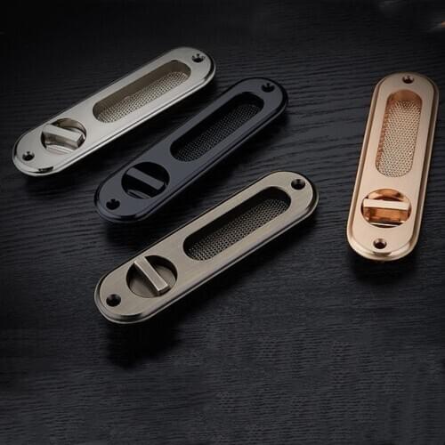 Zinc Alloy Mortice Sliding Door Lock handles for interior Sliding door lock door pull room Anti-theft Sliding Door Lock