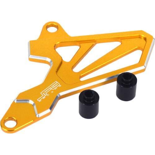 Yellow Motorcross Front Sprocket Chain Crash Guard Side Protector Cover suit for SUZUKI DRZ DRZ400S 00-16