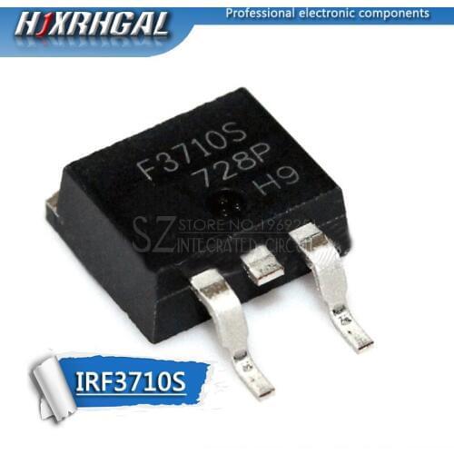 10pcs IRF3710S TO-263 F3710S 3710S TO263 IRF3710 MOSFET N-CH 100V 57A D2PAK HJXRHGAL